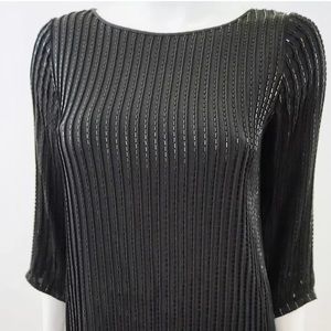 Alice + Olivia Black Sequin Top